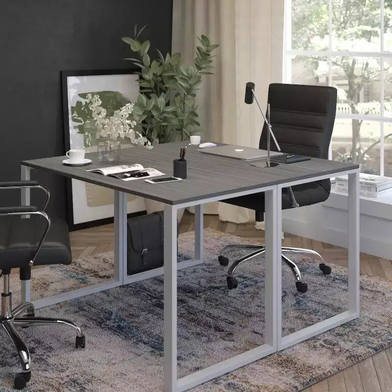 Bureau de style industriel moderne de qualité commerciale pour la maison ou le bureau