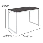 Bureau de style industriel moderne de qualité commerciale pour la maison ou le bureau