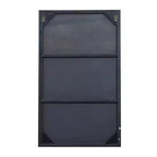 Miroir mural rectangulaire en bois avec cadre fin et minimaliste