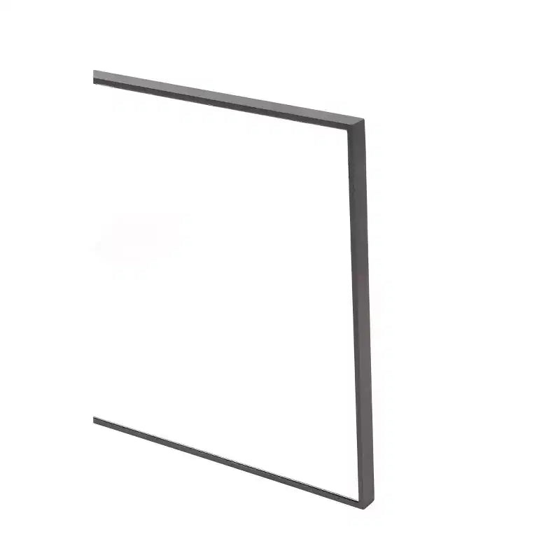 Miroir mural rectangulaire en bois avec cadre fin et minimaliste